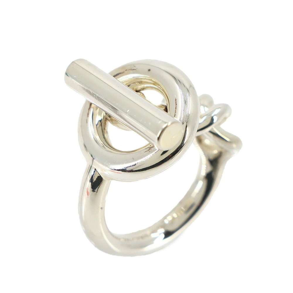 HERMES Silver Ring #55